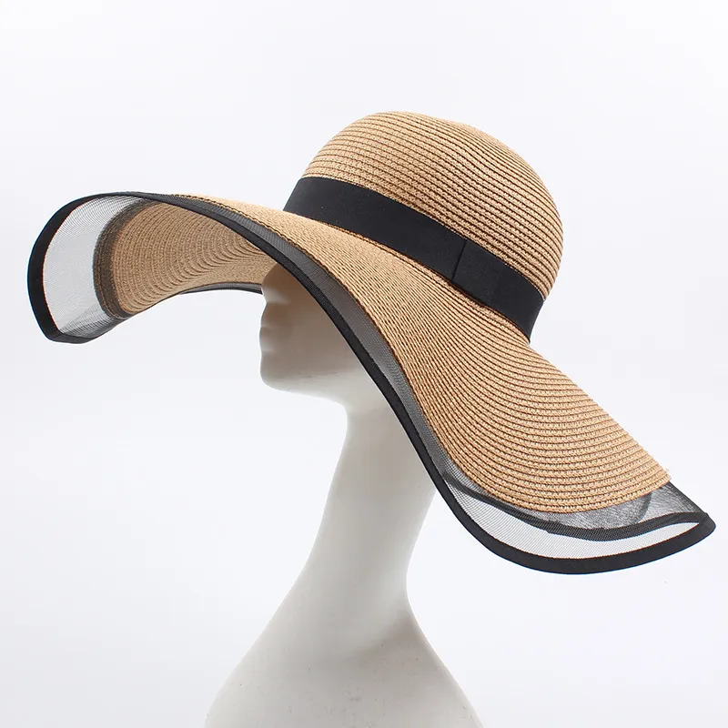 Sun protection sun hat holiday beach hat - Coffee