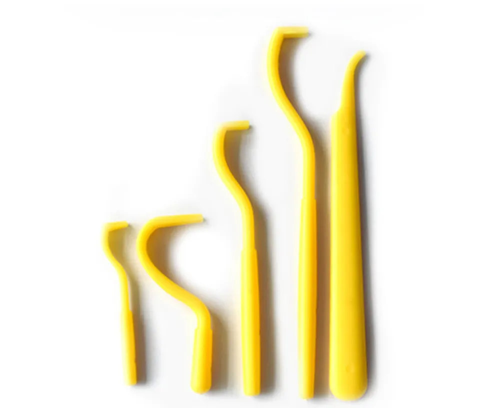 Pets in addition to scorpion clips to catch flea clips - Yellow3Pcs