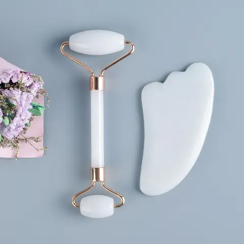 Natural Jade Roller Set
