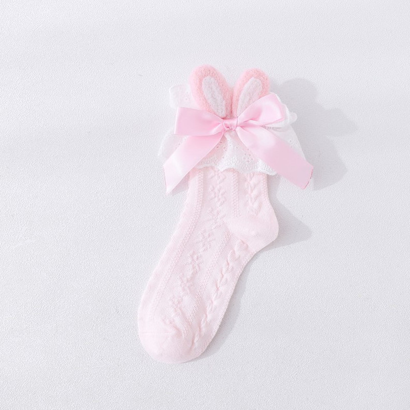 Felt Bunny Ears Girls Socks 3Style - Shop at LoveMi
