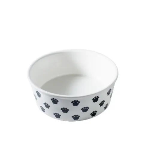 Ceramic dog bowl cat pet food