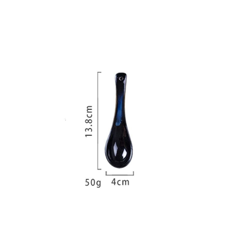 Ceramic kiln turned lotus tableware Lotus Leaf Spoon - Shop at LoveMi