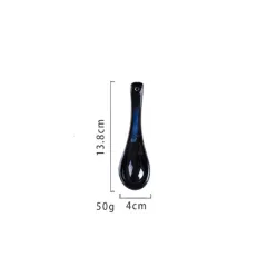 Ceramic kiln turned lotus tableware - Lotus Leaf Spoon - View 1