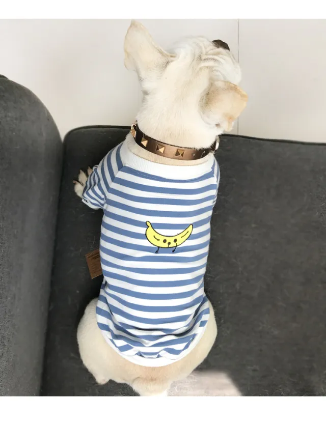 Adult pet striped parent child outfit Blue - Shop at LoveMi