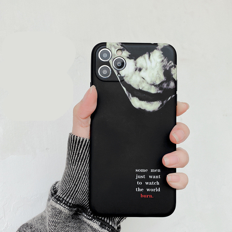 Clown frosted phone case