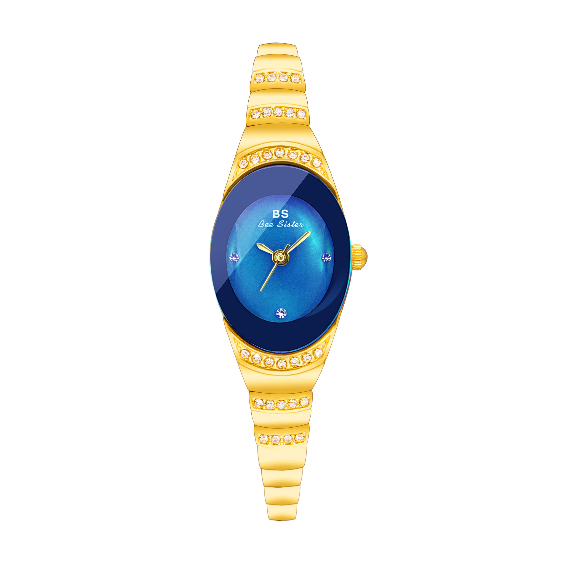 Women's full diamond watch