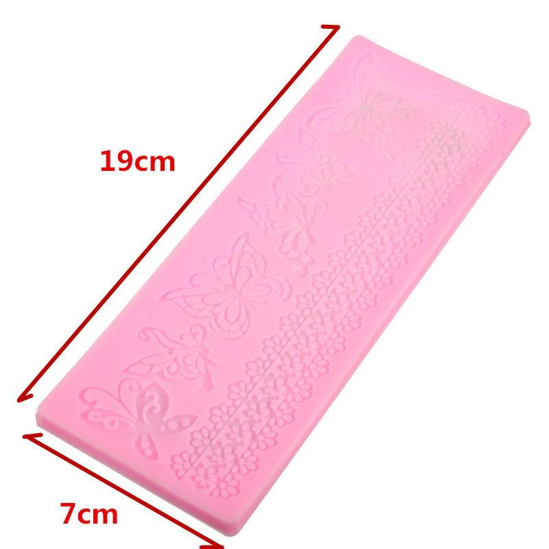 Butterfly lace chocolate clay mold