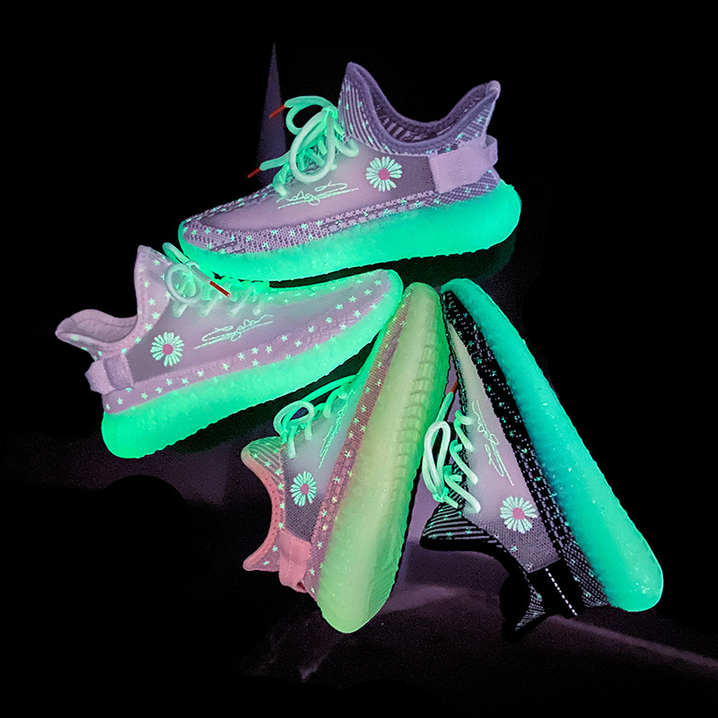 Luminous Daisy fly weave coconut shoes