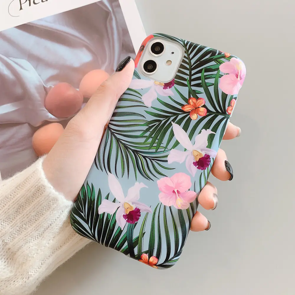 Rose flower mobile phone case