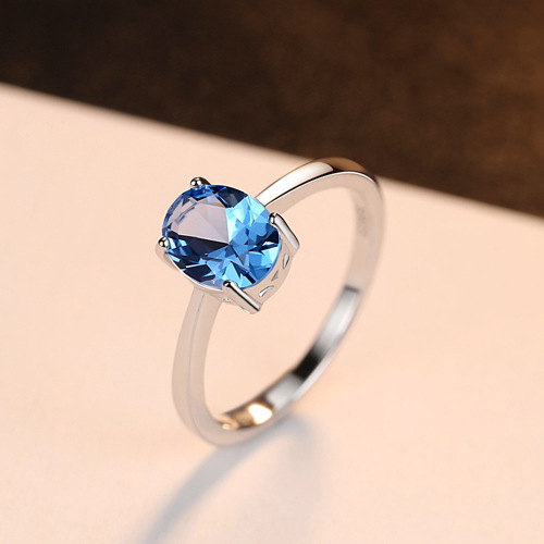 Sky Blue Topaz Ring