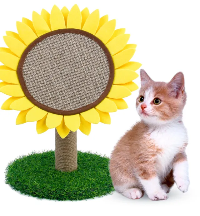 Sisal sunflower scratcher Sunflower - Shop at LoveMi