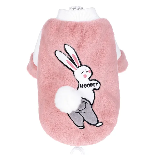Small dog pet autumn and winter clothes Pink - Shop at LoveMi