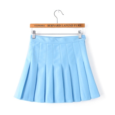 High waist pleated skirt