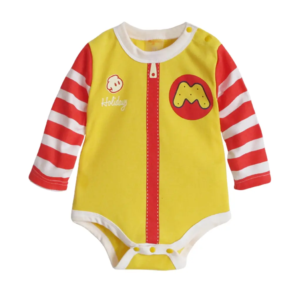 Infant long-sleeved one-piece
