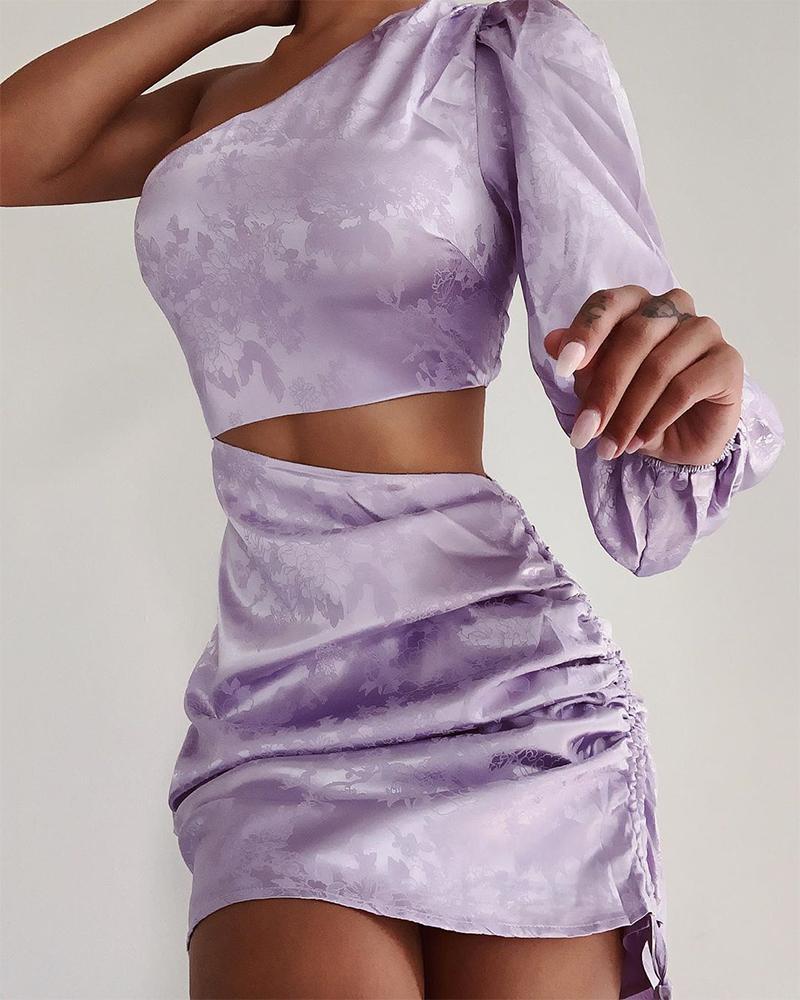 Pleated sexy miniskirt