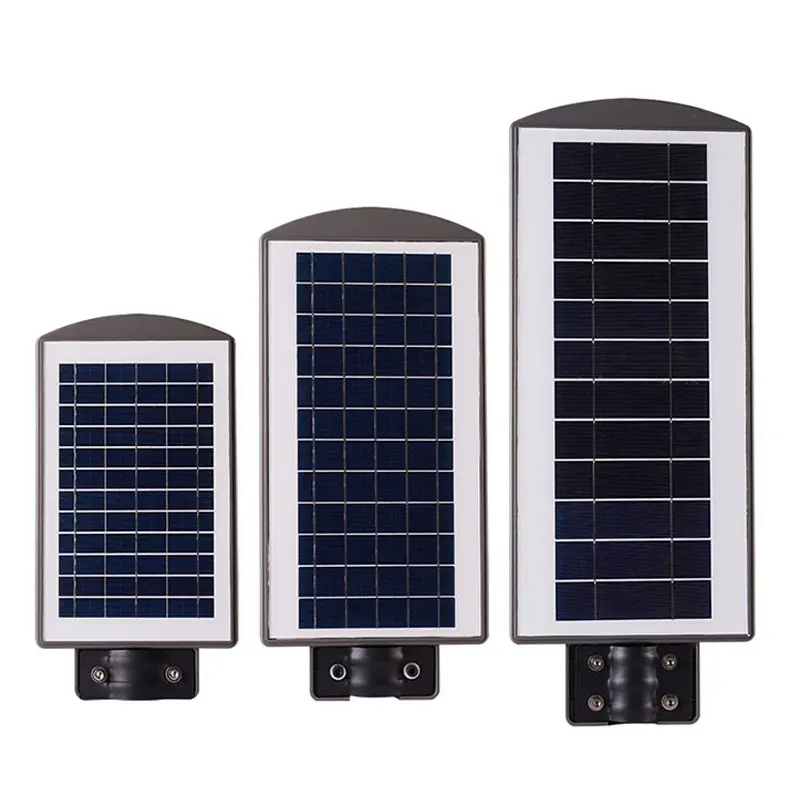 Integrated solar street light garden