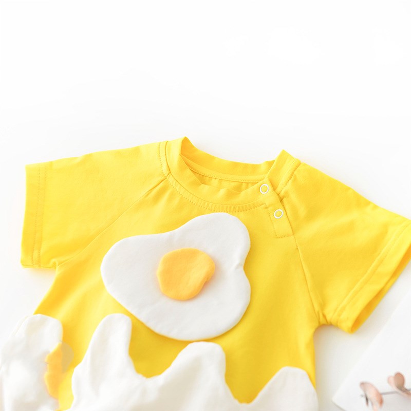 Creative Egg Triangle Romper