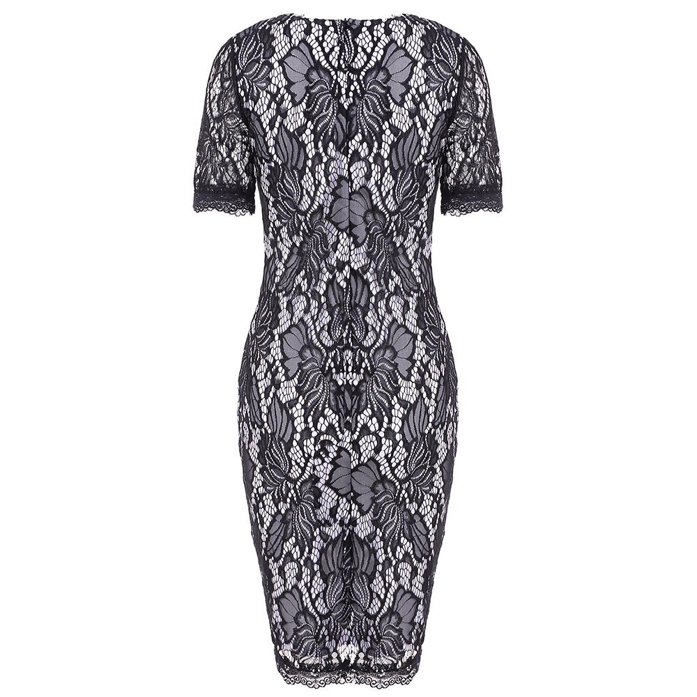 Female lace hook flower hollow skirt