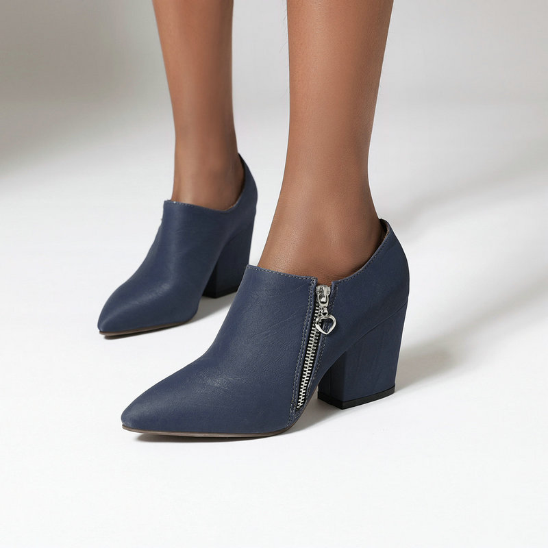 British side zipper Martin boots