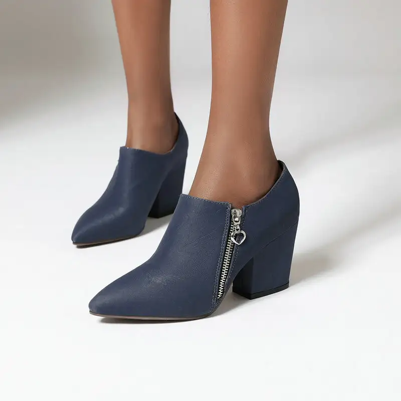 British side zipper Martin boots