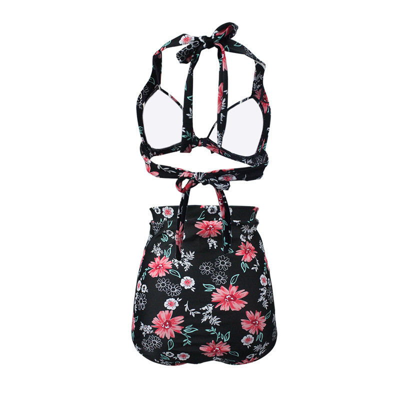 Printed two-piece swimsuit