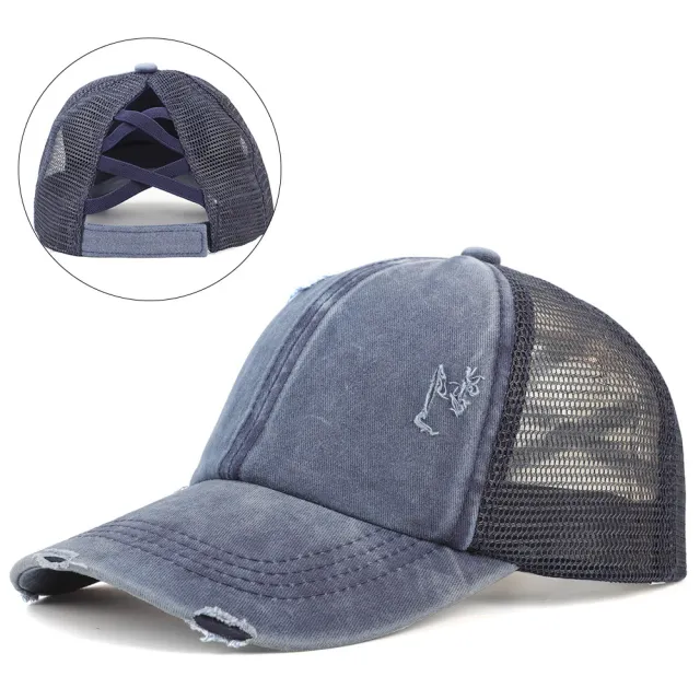 Washed cap cap light board Navy - Shop at LoveMi