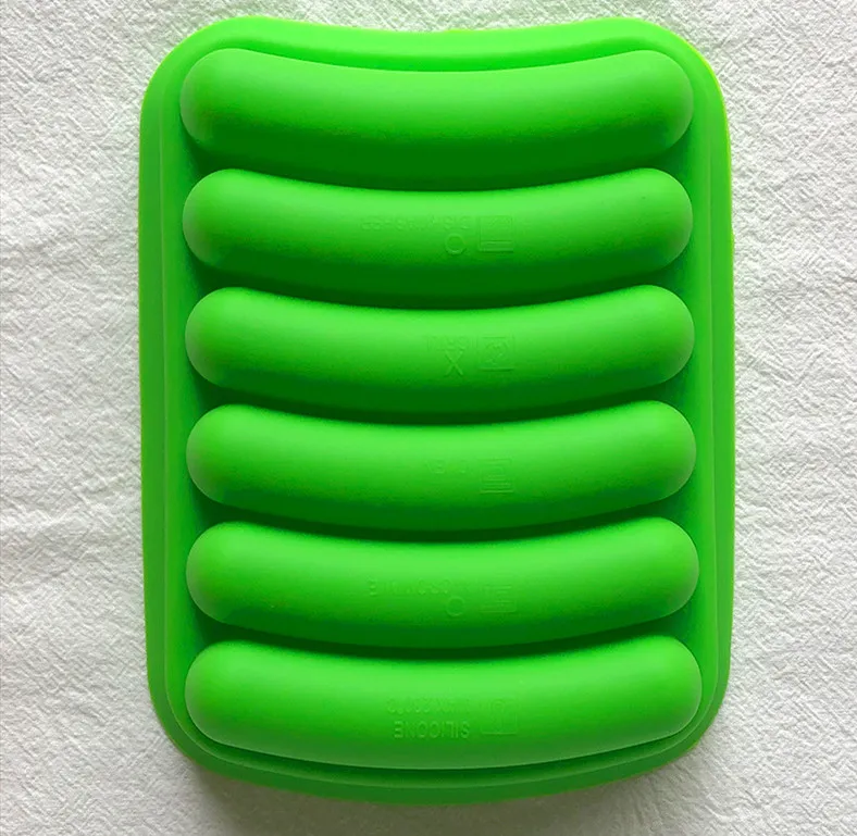 DIY ham hot dog mold - Green