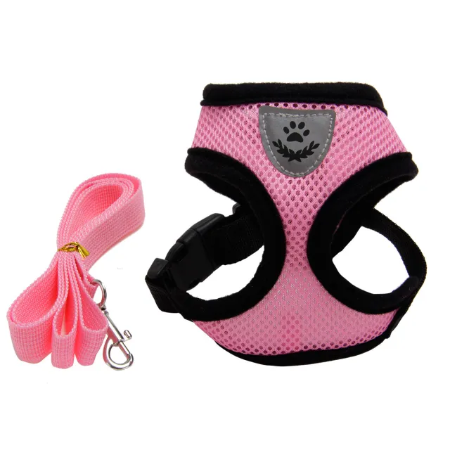 Fashionable High end Multi color Dog Harness Pink - Shop at LoveMi