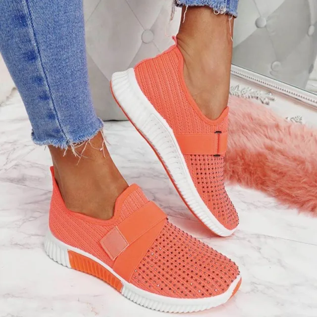 Fashionable big breathable sneakers Orange - Shop at LoveMi