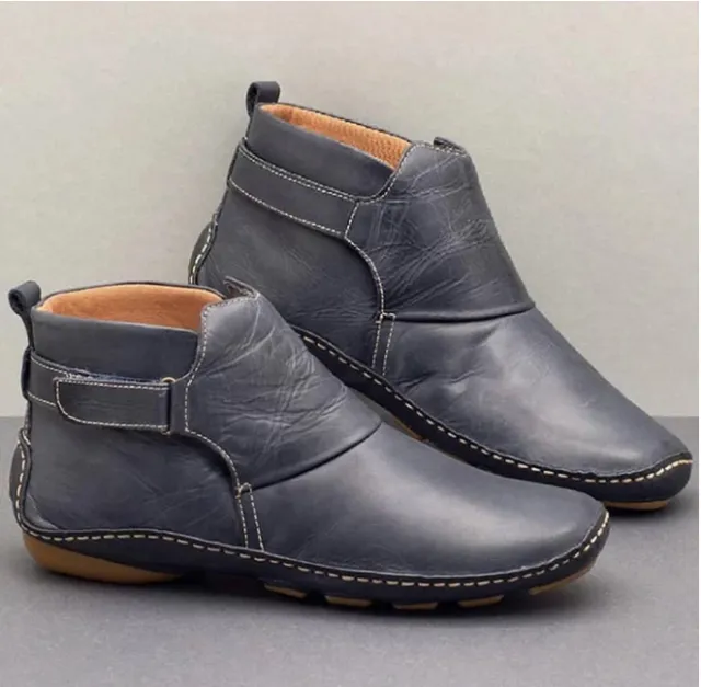 Bow short Roman boots Gray - Shop at LoveMi