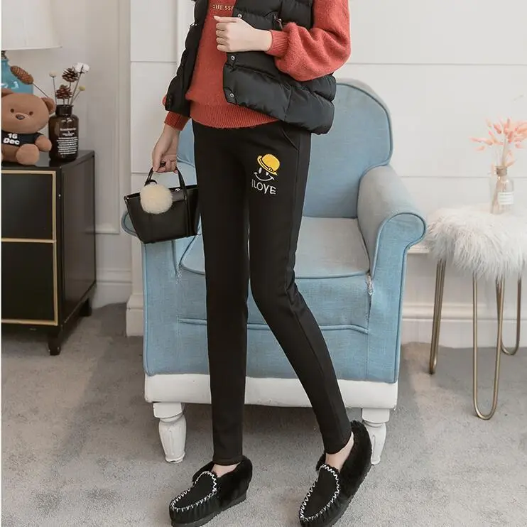 Maternity casual pants - Black No Fur