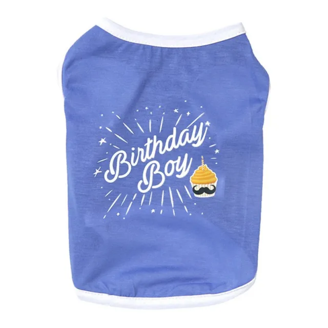Spring and summer thin Teddy pet clothes Blue - Shop at LoveMi