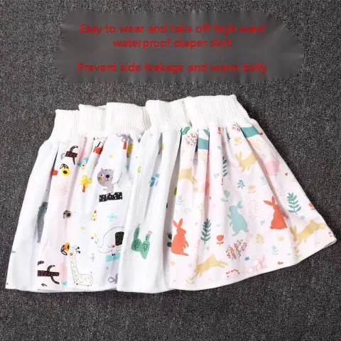High Waist Waterproof Diaper Skirt