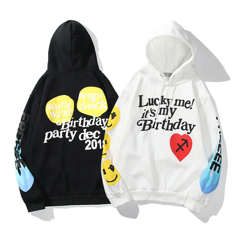 Fashion Hooded Letter Sweatshirt