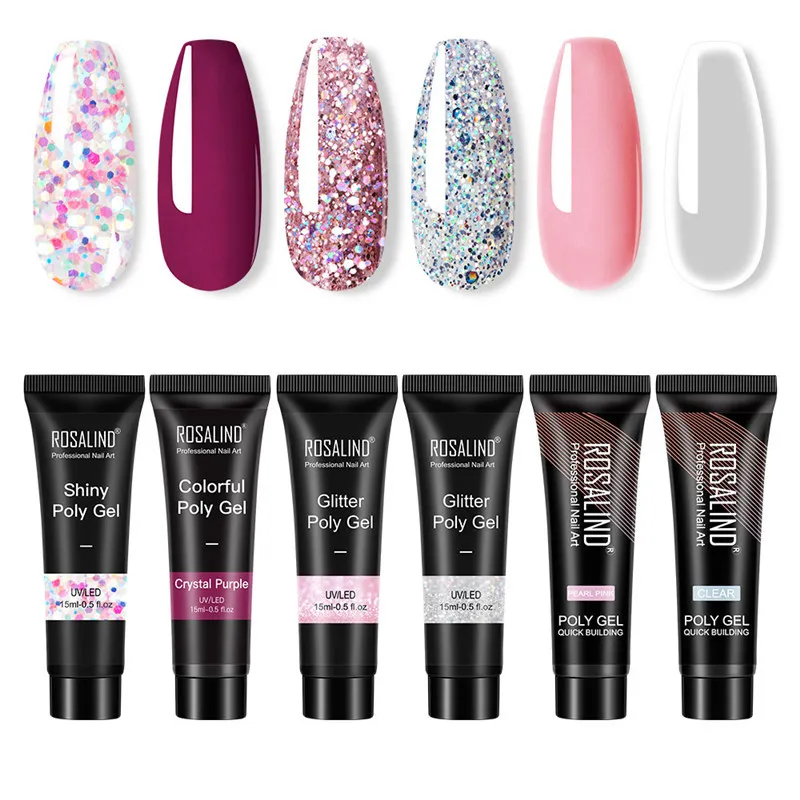Multi-color mixed nail solid model glue - 02Style