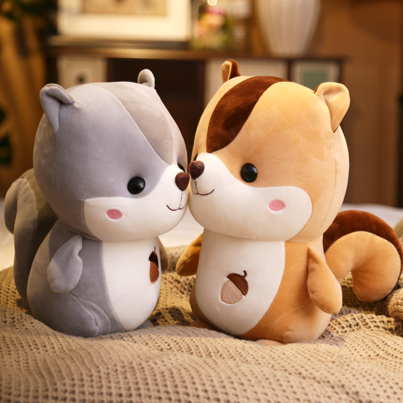 Little raccoon down and cotton plush toy