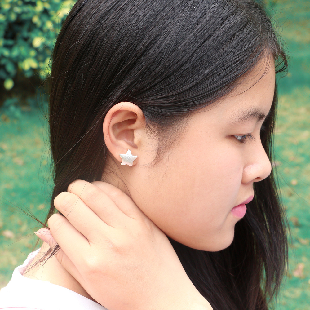 Typical star earrings