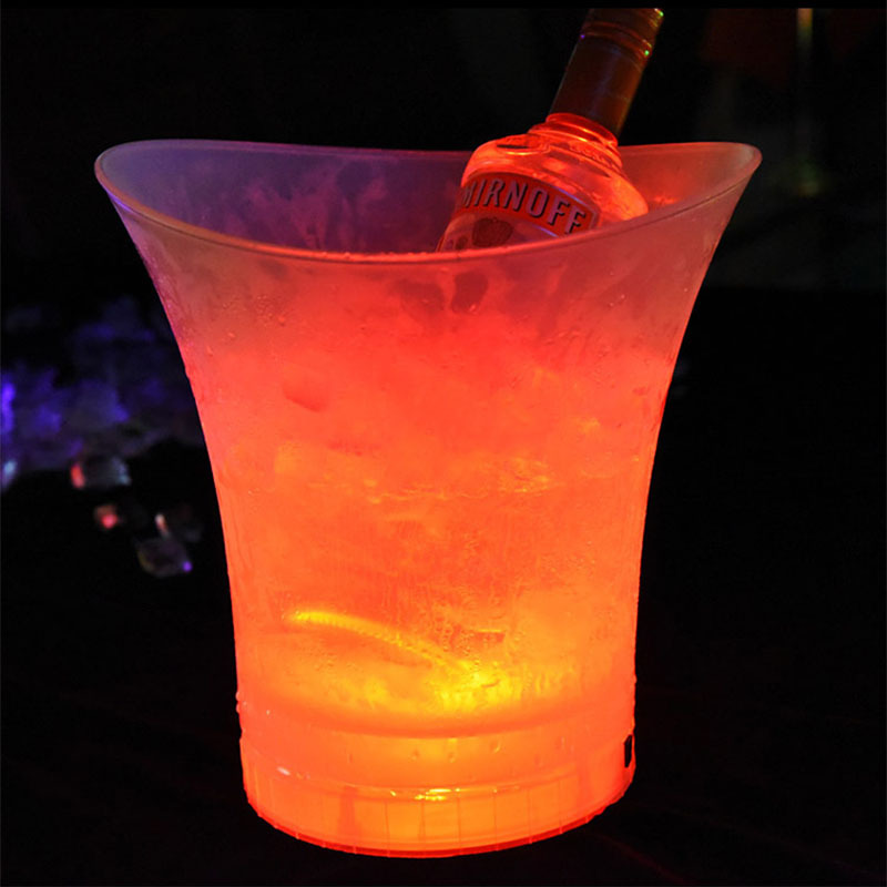 5L 7 Colors LED Luminous ice bucket