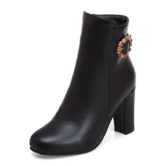 European and American high heel shoes - Black - View 1