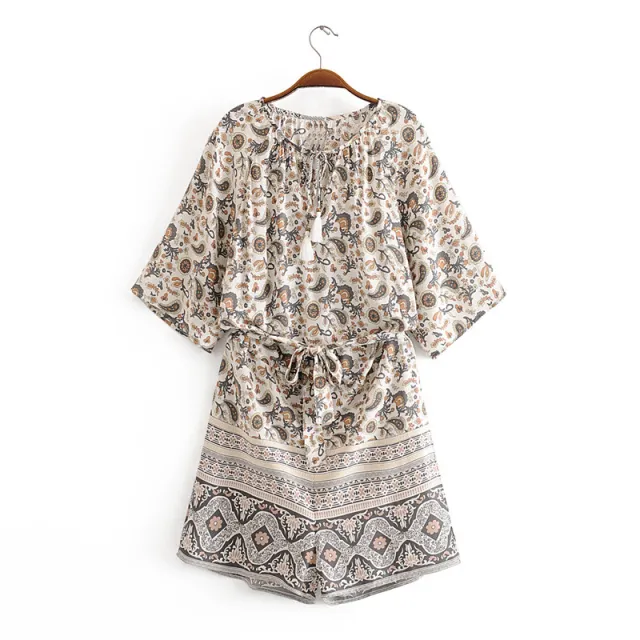 Jumpsuit shorts Khaki - Shop at LoveMi