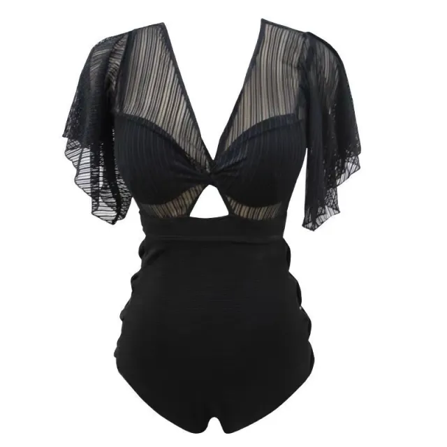 Ladies One Piece Swimsuit Black - Shop at LoveMi