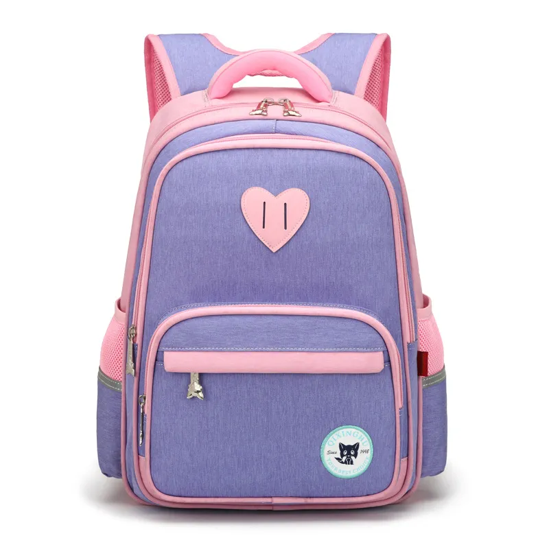 Seven Star Fox Primary School Schoolbag - Violet-L