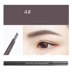 Double automatic eyebrow pencil with eyebrow brush - Grey Brown - View 1