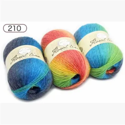 Rainbow ball of yarn - 210 Style