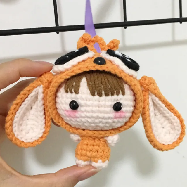 Hand knitted wool doll 2 Style - Shop at LoveMi