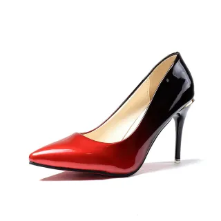 Gradient high heels - Red
