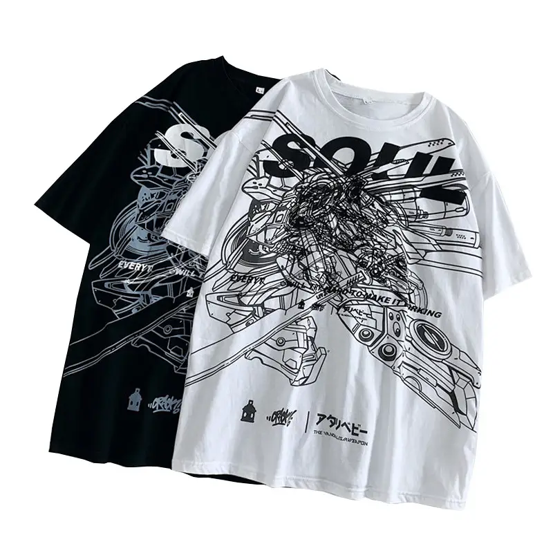 Printed short sleeves