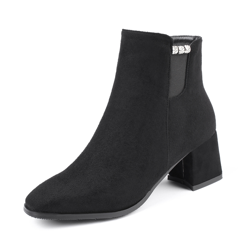 Plush Martin boots Black - Shop at LoveMi