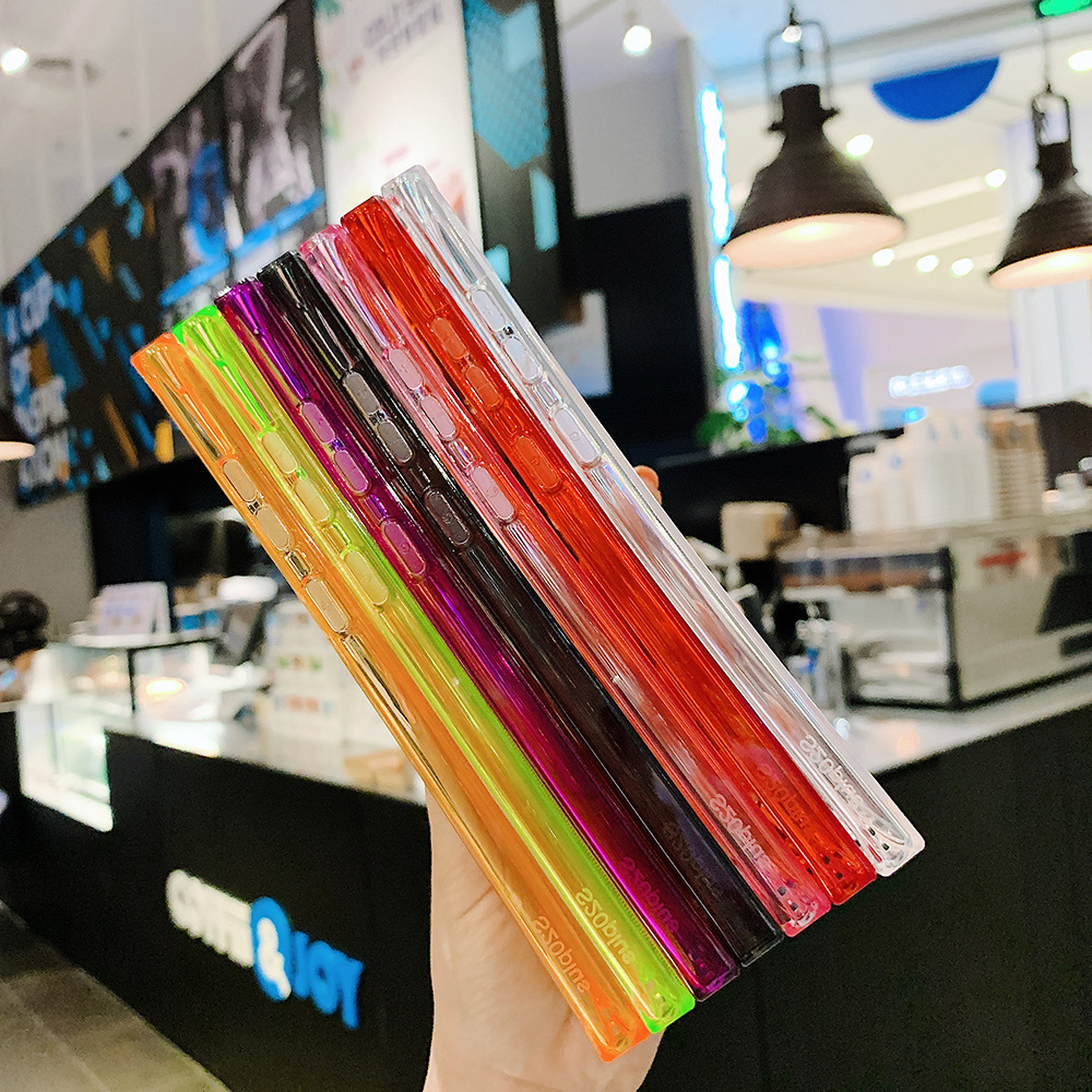 Square transparent TPU phone case - Image 3