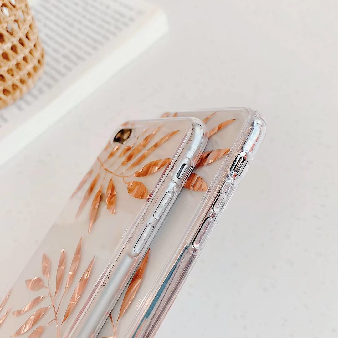 Bronzing pineapple leaf phone case - Image 5
